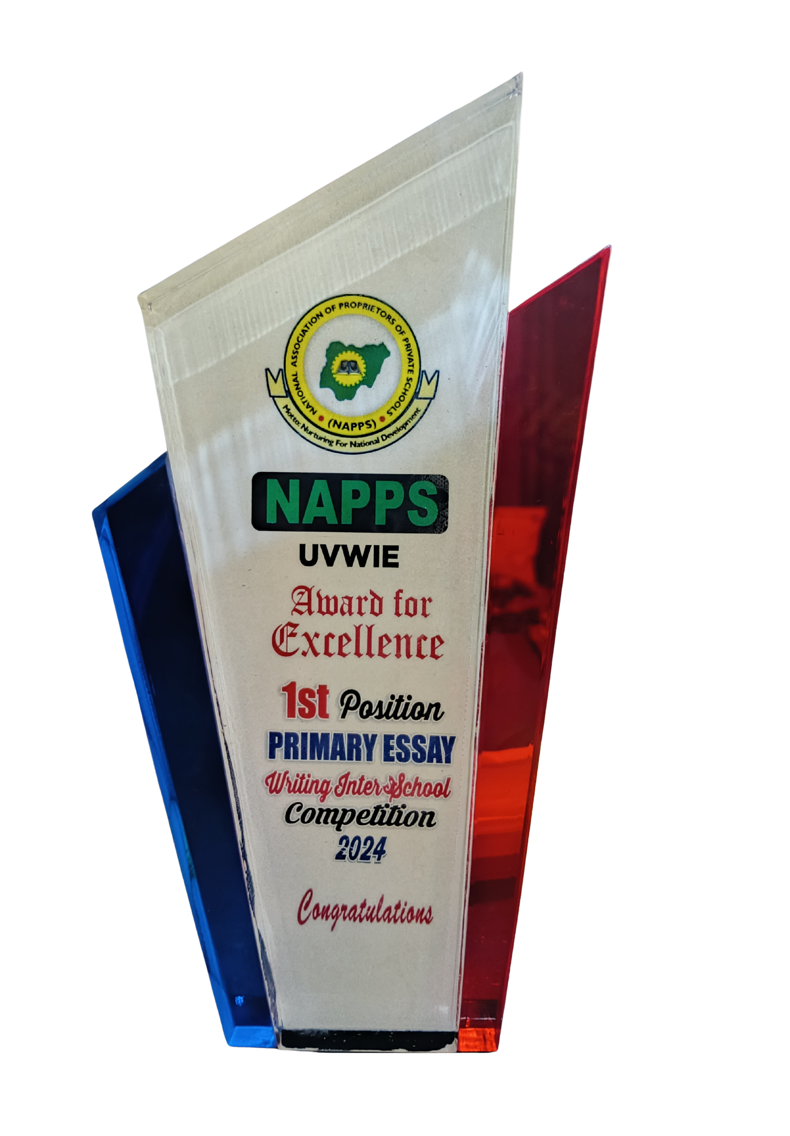 NAPPS UVWIE 1st Position Primary Essay 2024